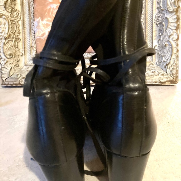 CHARLES DAVID leather+ neoprene booties - Picture 7 of 8